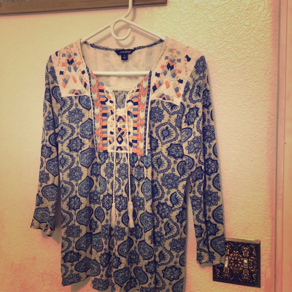 Flowy Lucky Brand Boho Top